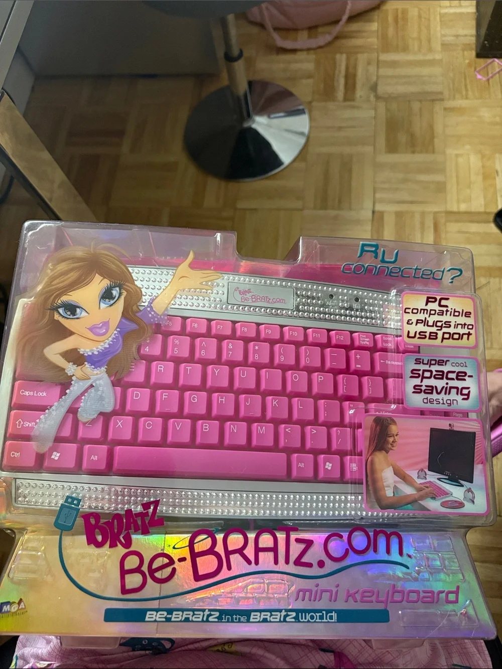 Bratz Be-Bratz Pink Mini USB Keyboard - Girls' Kids Toy